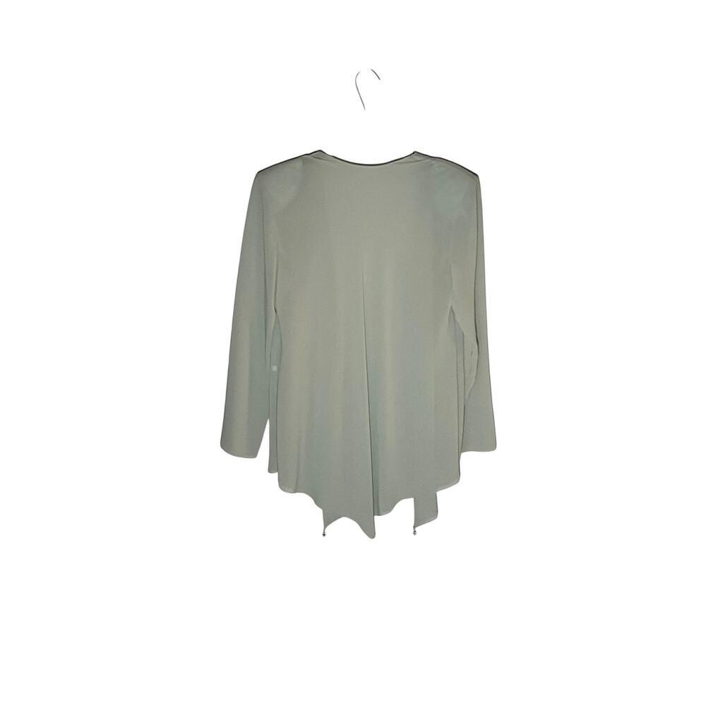 Women's Sea Foam Green Tired Evening Dress and Wrap Set Cattiva New York - Picture 5 of 9